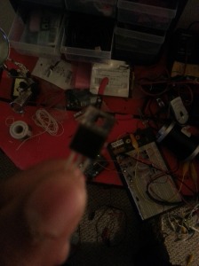 One of the pchannel mosfets was damaged around 18V.
